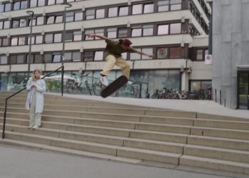 Daniel Ledermann a jeho jeden den na spotech v Innsbrucku